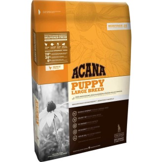 Acana Puppy Large Breed 17kg Dry Food for Large Breed Puppies Grain Free with Turkey / Chicken