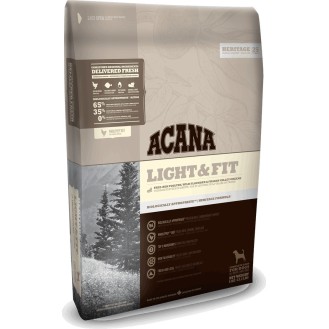 Acana Light & Fit 2kg Dry Food for Adult Dogs Diet with Chicken / Meat